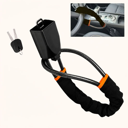 Jobim Driveway Defender steering wheel lock with keys